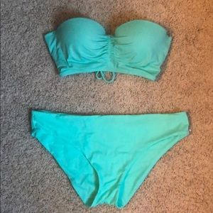 Corset Bandeau Bikini Set - Size 36B/Size L